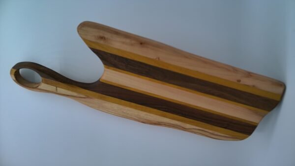 Handcrafted Hardwood Serving Tray - Image 3