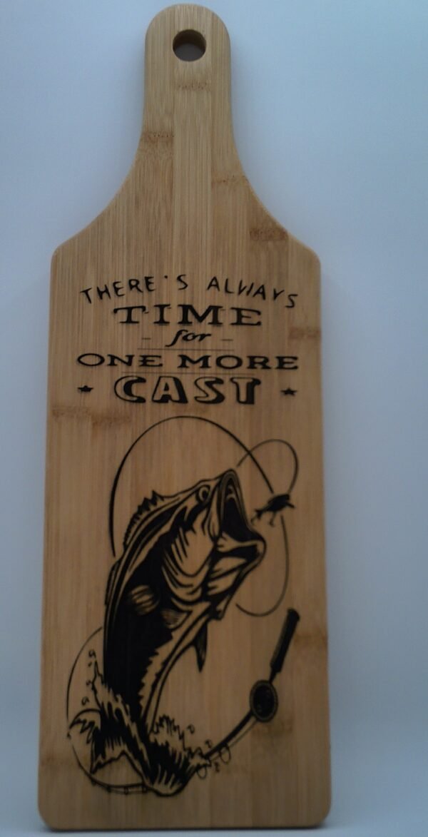 Premium Bamboo Serving Board - Fish